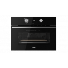 TEKA Horno multifunción COMPACTO MaestroPizza HLC 8510 P CRISTAL NEGRO. 111130010. Pirolítico. Negro. Clase A+