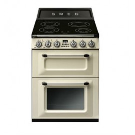 SMEG Cocina Eléctrica  TR62IP2. 4 zonas, Crema,. Clase A