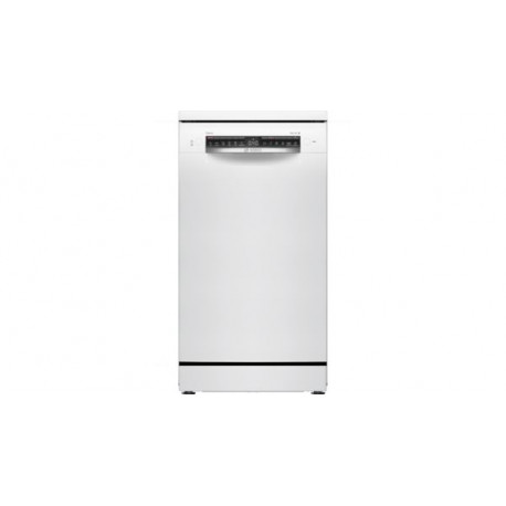 BOSCH Lavavajillas libre inst 45 cm  SPS4EMW61E , 10 cubiertos, 3ª bandeja, Blanco. Clase D