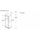 BOSCH Combi integrable  KBN96VSE0. Infinity, Solo Congelador No Frost, Integrable,