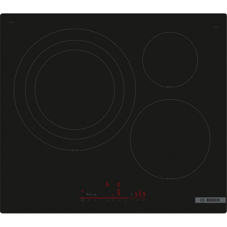 BOSCH Encimera Inducción  PID61RHB1E. Infinity, 3 zonas, Negro,