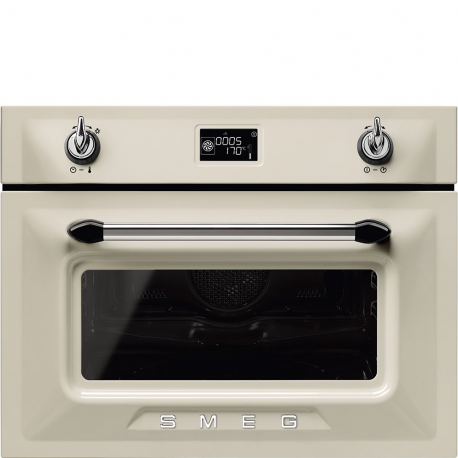 SMEG Horno microondas ** SO4902M1P. Crema.