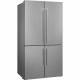 SMEG Americano Syde by Syde  FQ60XE, No Frost, Inoxidable, Clase E