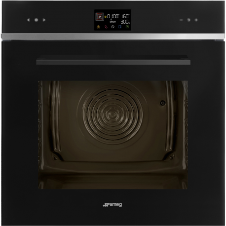 SMEG Horno microondas  SO6402M2B, Negro,
