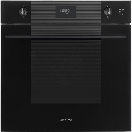 SMEG Horno multifunción vapor  SOP6101S2B3, Pirolítico, Negro, Clase A+