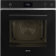 SMEG Horno multifunción vapor  SOP6401S2B, Pirolítico, Negro, Clase A+