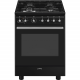 SMEG Cocina horno eléctrico  CX61GMBL, Más de 4 zonas, Inoxidable Clase A