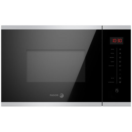 FAGOR Microondas integrable  3MWB25BTCGX, Integrable, Con Grill, Negro