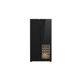 TEKA Americano Syde by Syde  RLF 85950 GBK CRISTAL NEGRO. 113430074. No Frost, Negro. Clase E