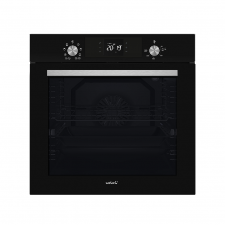 CATA Horno multifunción  07001405. HORNO, MDS 8008 BK, Pirolítico, Negro,