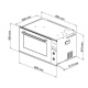 CATA Horno multifunción  07039305. HORNO, CMD 9208 BK, Pirolítico, ancho de 90, Negro,