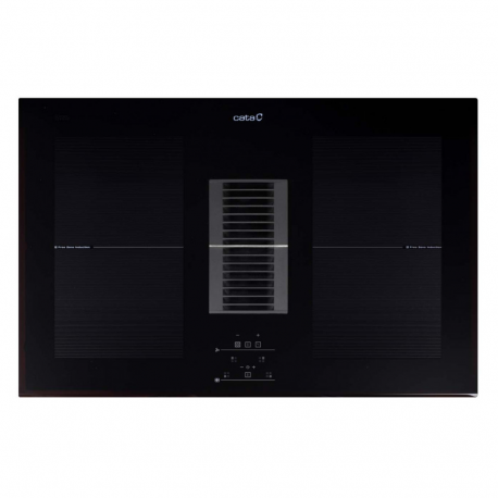 CATA Campana encimera Inducción  08000405. AS 750 /ANegro, Ancho 80 cm, 4 zonas, entre 400 y 600 m³ hora