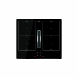 CATA Campana encimera Inducción  08000406. AS 600Negro, Ancho 60 cm, 4 zonas, entre 400 y 600 m³ hora