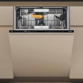 WHIRLPOOL Lavavajillas libre inst 60 cm  W8I HP42 LSC. 14 cubiertos, 3ª bandeja, Negro. Clase C