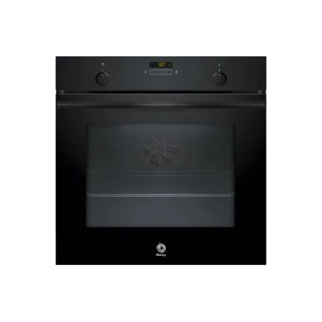BALAY Horno multifunción vapor 3HA5749N3, Pirolítico, Negro, Clase A+