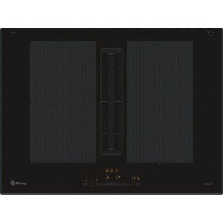 BALAY Campana encimera Inducción 3EBC976LH Negro, Ancho 70 cm, 4 zonas, entre 600 y 800 m³ horaClase B