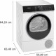 SIEMENS Secadora Bomba de calor  WQ45H2A0ES.  . 9 Kg, hasta de 1000 r.p.m. Blanco, Clase A+++