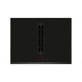 SIEMENS Campana encimera Inducción  ED751HQ26E.  .Negro, Ancho 70 cm, 4 zonas, entre 600 y 800 m³ hora, Clase B