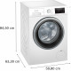 SIEMENS lavadora carga frontal  WM14N290EP.  . 9 Kg, de 1400 r.p.m. Blanco, Clase A