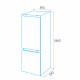 EDESA Combi  EFC-1833 NF EX. 924271320. No Frost, Inoxidable, Clase D