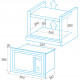 EDESA Microondas integrable  EMW-2530-IG WH. 929270362. Integrable, Con Grill,