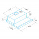 EDESA Campana extraíble  ECT-6411 X. 932271920. 60 cm, Inoxidable, Clase menor B