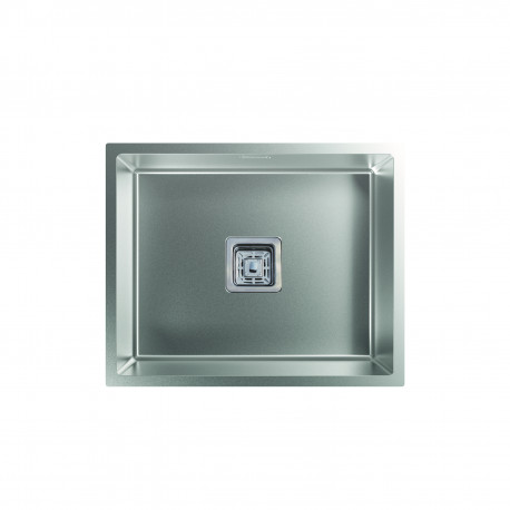 EDESA Fregadero bajo encimera  MAKALU BE 50X40 1C R-10. 950270029. Una cubeta, Inoxidable, acabado acero. Para mueble de 60 cm