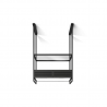 ELICA Campana techo  OPEN SUITE SUPERIOR BL MAT/F/80. PRF0165965A. Ancho 80 cm, Negro. Clase A
