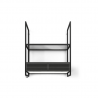 ELICA Campana techo  OPEN SUITE BL MAT/F/80. PRF0166703A. Ancho 80 cm, Negro. Clase A