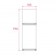 TEKA Frigorífico 2 puertas  FRIGORIFICO RTF 13630 WH BLANCO.113380005. Cíclico, Blanco, Clase E