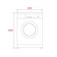 TEKA lavadora carga frontal  LAVADORA WMK 70940 BLANCO.113900017. 9 Kg, de 1400 r.p.m. Blanco Clase A