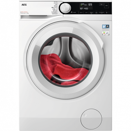 AEG Lavadora carga frontal  LFR7304L4BE. Más de 9 Kg, de 1400 r.p.m., Blanco. Clase A