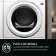 AEG Secadora Bomba de calor  TR818A2OB. 9 Kg, Blanco. Clase A+++
