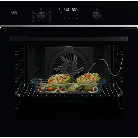 AEG Horno multifunción  TA5PB531AB. Pirolítico, Negro. Clase A+