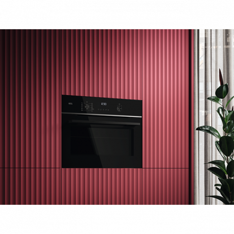 AEG Horno multifunción  TA5PK401B. Pirolítico, Negro. Clase A+
