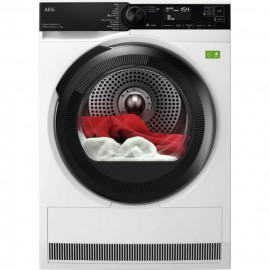 AEG Secadora Bomba de calor  TR839T4PBCP. 9 Kg, Gris,. Clase A+++