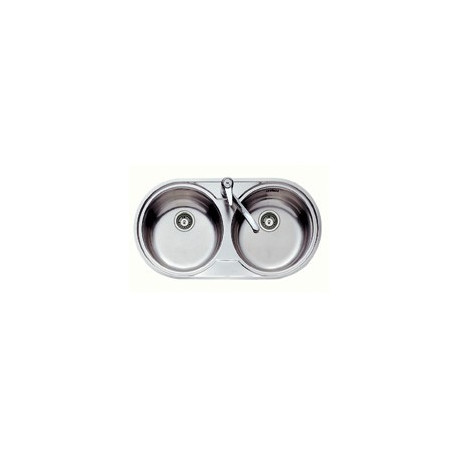 FREGADERO TEKA DR-80 2C 1Ø INOX