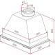 Grupo filtrante de cocina integrable Teka Inox para mueble de 60 cm de ancho (GFT INOX)