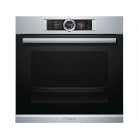 Horno BOSCH HSG636BS1 Multfuncion, Vapor 100%, Negro+inox, clase A+