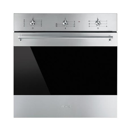 Horno Smeg SF6381X 60 cm inox-antihuellas función pizza A