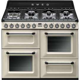 Cocina Smeg TR4110P1 110x60 cm 7 fuegos crema A/A