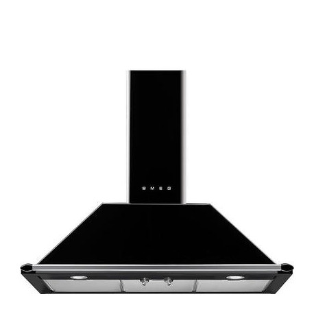 Campana smeg KT90BLE max 820 m3/h negra clase A