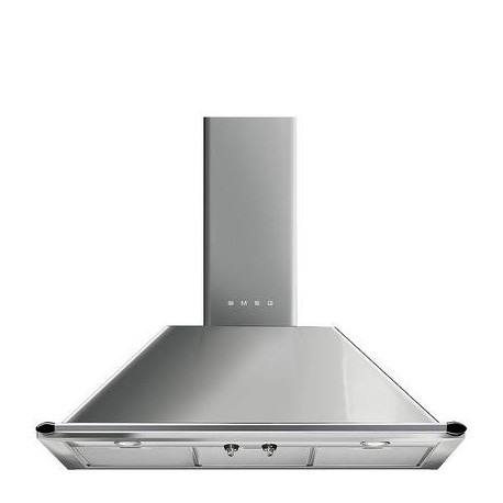 Campana smeg KTR90XE max 820 m3/h inox clase A