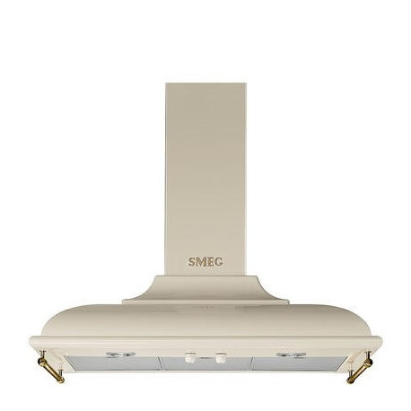 Campana smeg KC19POE max 820 m3/h crema clase A