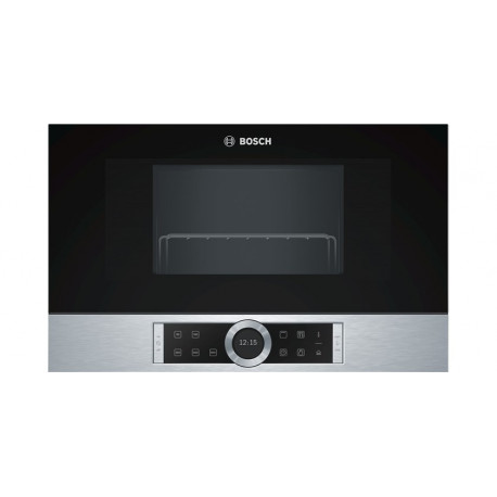 Microondas BOSCH BER634GS1 integrable, 21 litros de capacidad, con grill