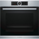 Horno multifuncion vapor BOSCH HRG635BS1, Inoxidable, Clase A+