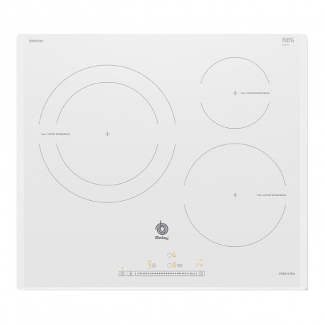 Encimera Balay 3EB965BU Inducción Blanco 3 zonas