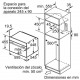 Microondas BOSCH CFA634GS1, Integrable, Sin Grill, Inoxidable