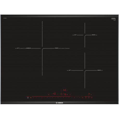 Encimera Bosch PID775DC1E Inducción Negro 3 zonas Zona Gigante