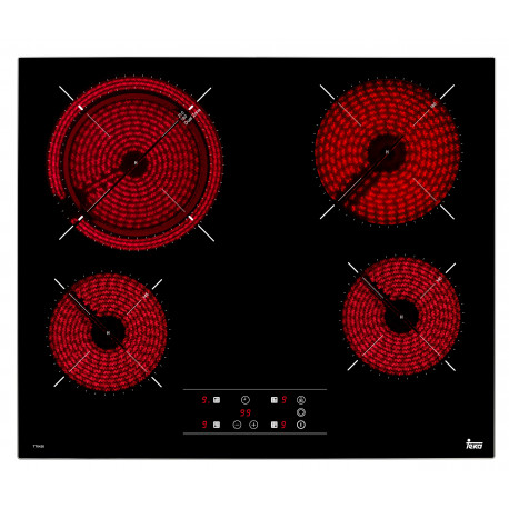 Encimera Teka TT 6420 40239021 Vitrocerámica Negro 4 zonas